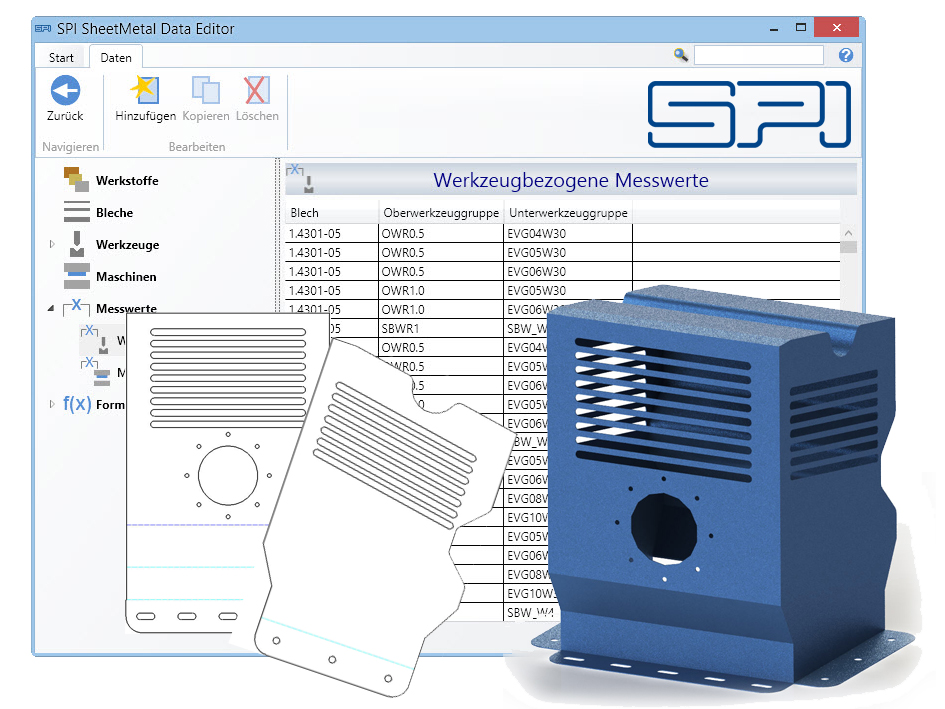SPI Data Editor - Vorschau