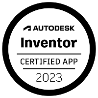 Autodesk Inventor Certified App 2023 Badge