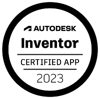 Partnership Autodesk Inventor Autodesk Inventor Certified App 2023 Badge