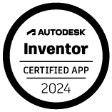 Autodesk Inventor Certified App 2024 Logo
