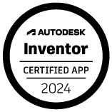 inventor-certified-app-2024-badge-72ppi Autodesk Inventor Certified App 2024 Logo