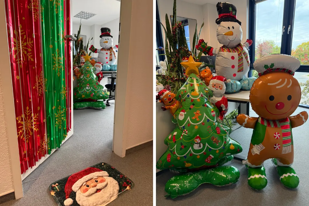 SPI Weihnachtsdeko Azubibüro